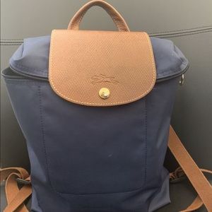 Longchamp - Le Pliage Backpack in Navy